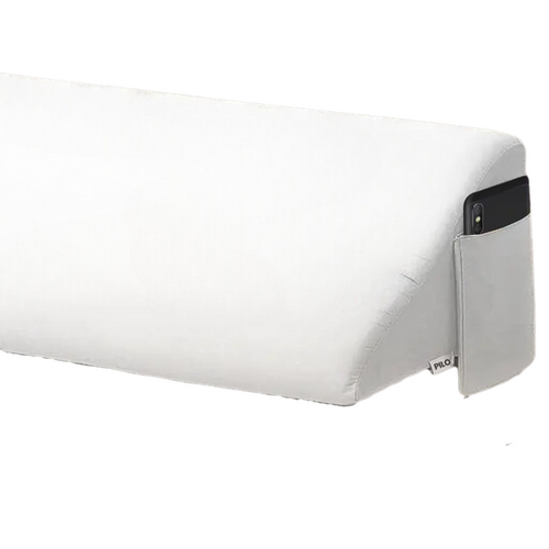 Mattress Gap Filler - Wedge Pillow with Storage Pockets for Headboard & Bed