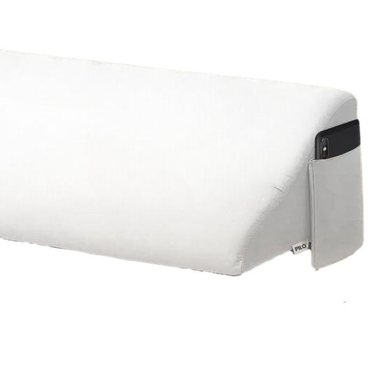 Mattress Gap Filler - Wedge Pillow with Storage Pockets for Headboard & Bed